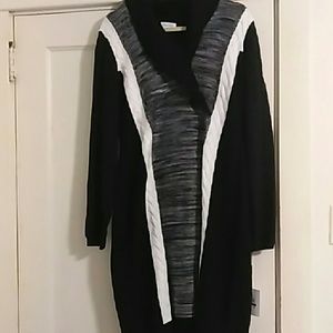 CALVIN KLEIN NWT sweater dress w/ V neck